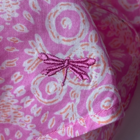 💗 Talbots Pink Patterned Cotton Button Down Shirt Lightweight Small 💗 - Picture 12 of 16